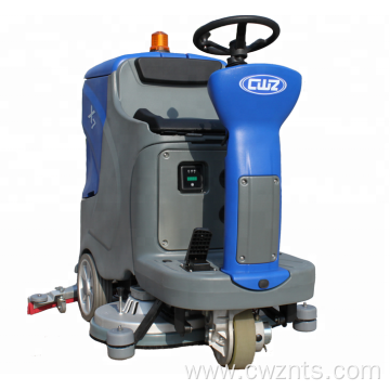 Electric battery operated scrubber floor cleaning machine